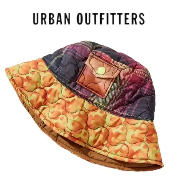 NEW UO Urban Outfitters Mix Printed Women's Bucket Cap Hat - Picture 2 of 3